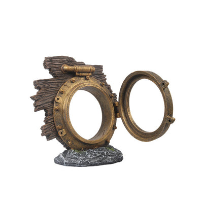Steampunk porthole L - 15,2x7x15CM Multicolour