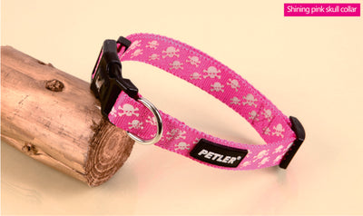 Περιλαίμιο Shining Pink Skull medium-plus 70828