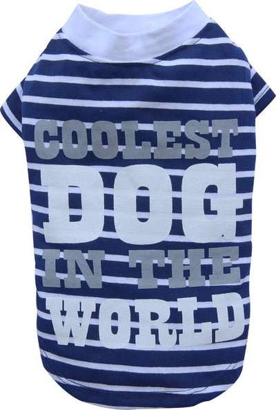 T-shirt Coolest dog dark blue Τ280 XL