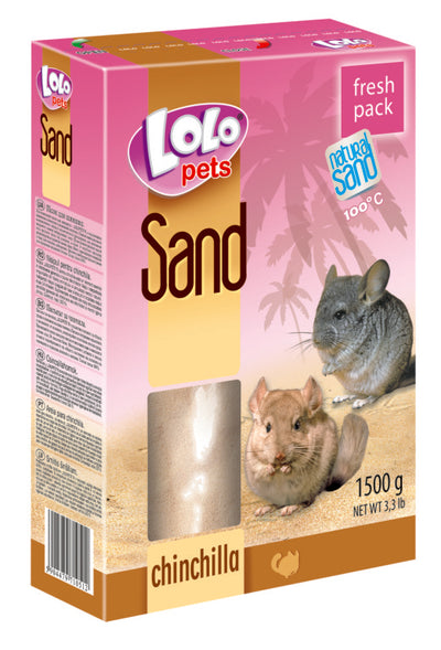 Άμμος για Τσιντσιλά 1500gr Lolopets 71051