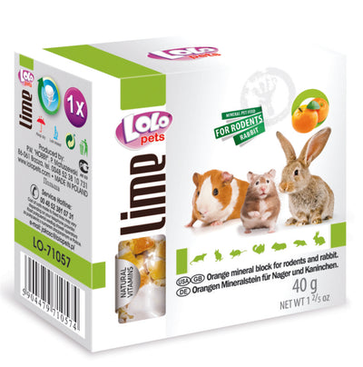 Πέτρα Ασβεστίου Τρωκτικών Orange Lolopets 71057