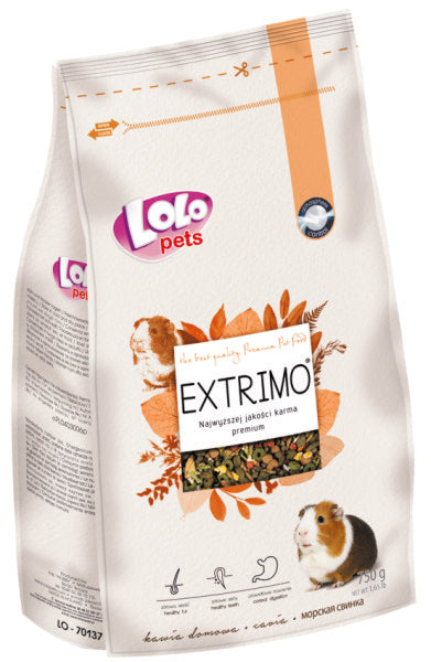 Μείγμα Extrimo για Ινδικά Χοιρίδια 750gr Lolopets 70137