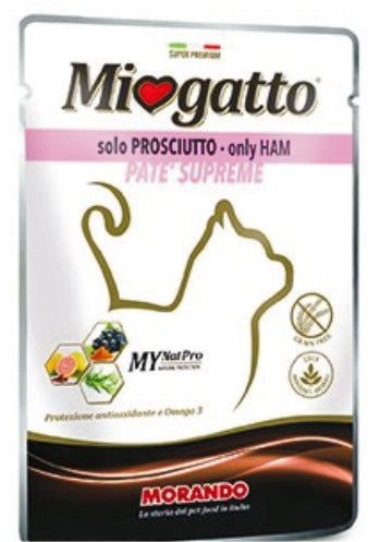 Miogatto Pouch Pate Supreme ham 85gr