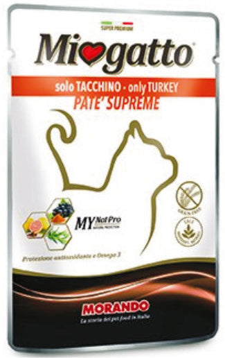 Miogatto Pouch Pate Supreme turkey 85gr
