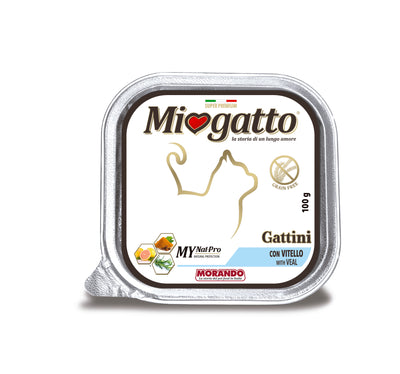 Δισκάκι Miogatto Kitten beef 100gr