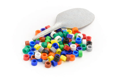 Δαχτυλίδια πλαστικά 100τεμ mixed colour