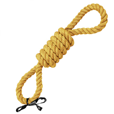 'Tug life' playing rope 2 loops Yellow