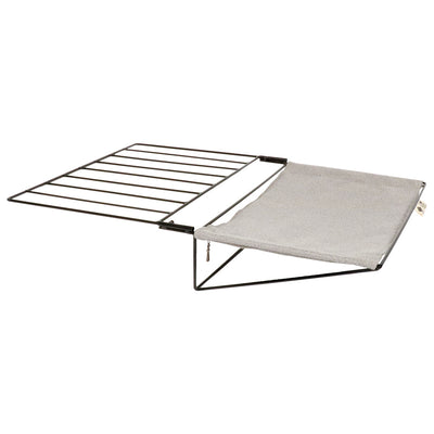 OLIVER - Bed & radiator hammock Grey 45x35x10cm