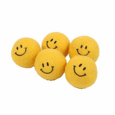 Cat toy KEEP ON SMILING Yellow Display 60pcs