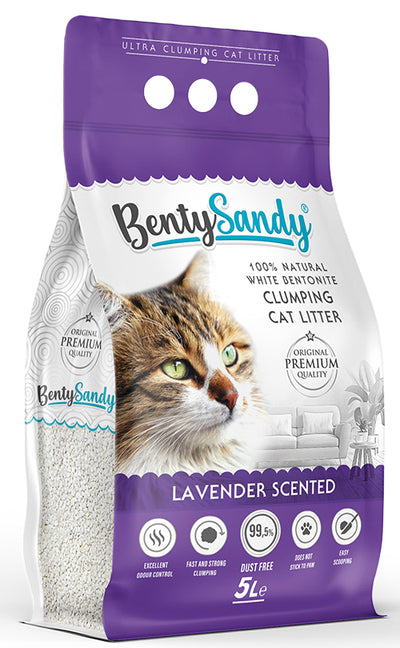 Άμμος Γάτας Bentysandy 5lt lavender