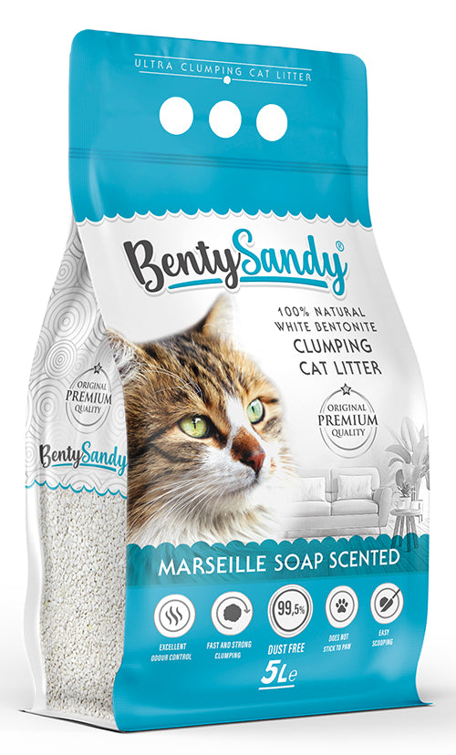 Άμμος Γάτας Bentysandy 5lt marseille soap