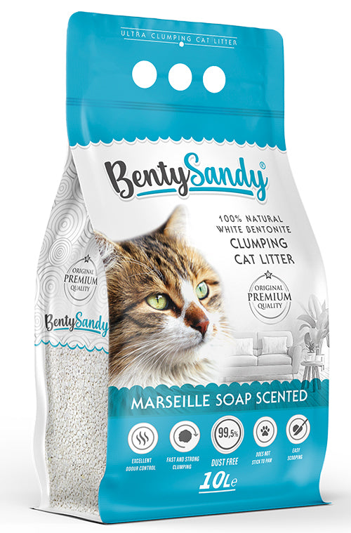 Άμμος Γάτας Bentysandy 10lt marseille soap