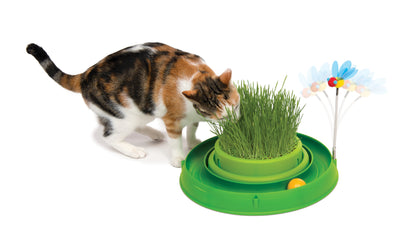 Catit Play Circuit Ball w. Catit Grass