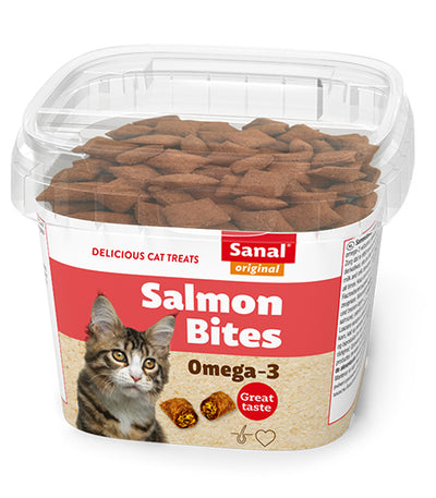 Sanal cat Salmon Bites cup 75gr