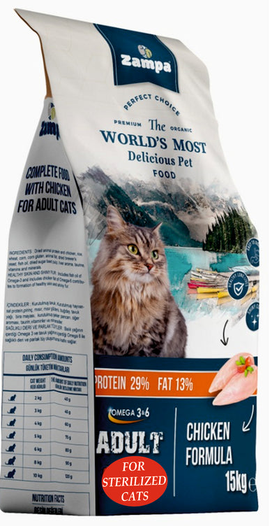 Zampa Cat Sterilised 15kg