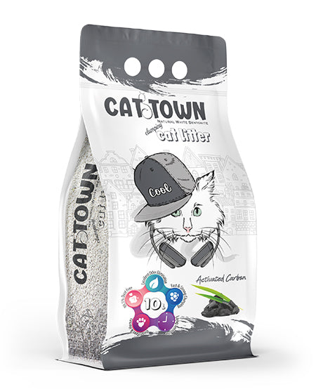 Άμμος Γάτας Cat Town 10lt active carbon