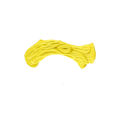 Rubber log yellow 16cm