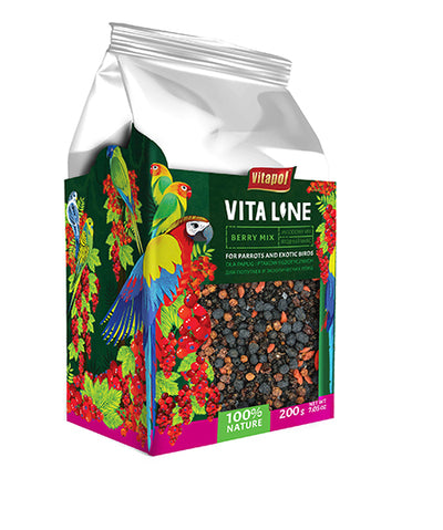 Vita Line Παπαγάλων & Εξωτικών Berry mix 200gr