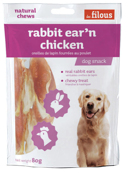 Les Filous Rabbit ear'n chicken 80gr