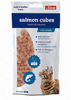 Les Filous Cat Salmon cubes 50gr