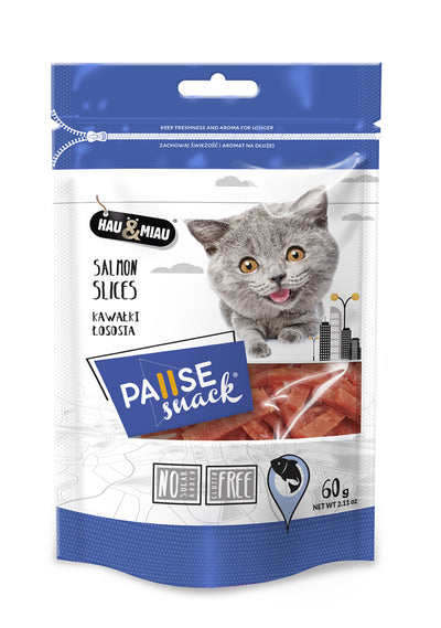Pause Snack Cat salmon slices 60gr 8261
