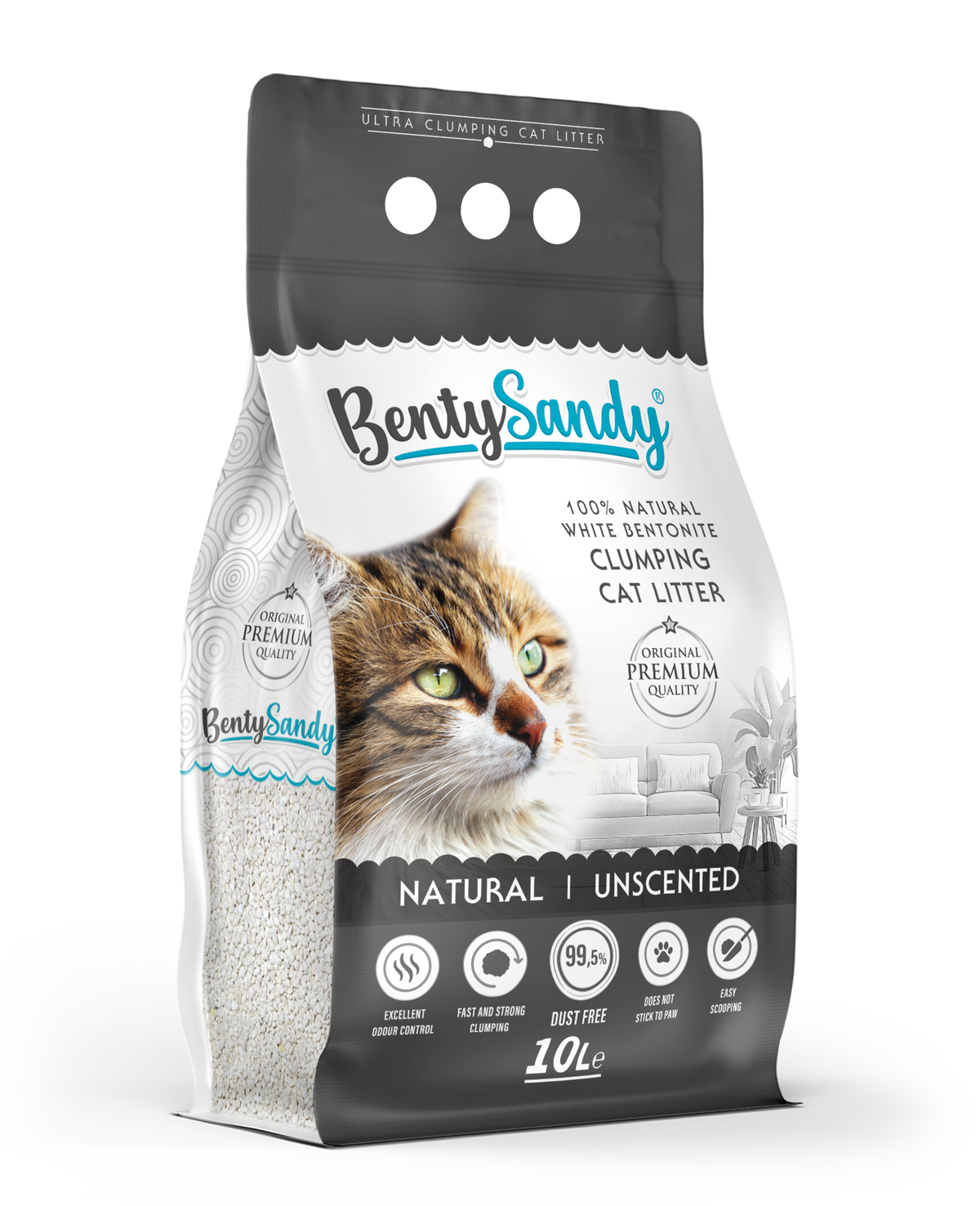 Άμμος Γάτας Bentysandy 10lt unscented