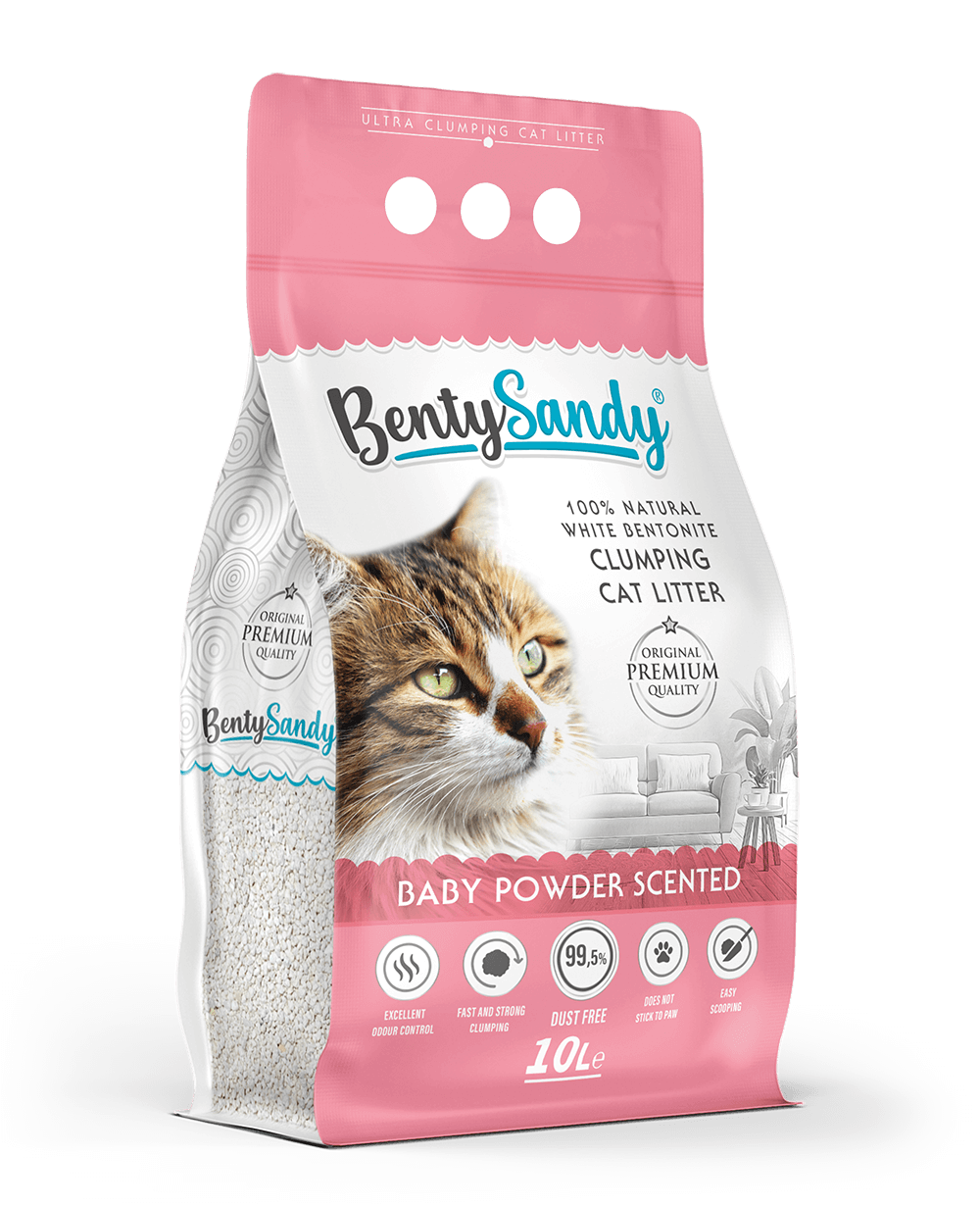 Άμμος Γάτας Bentysandy 10lt baby powder plus