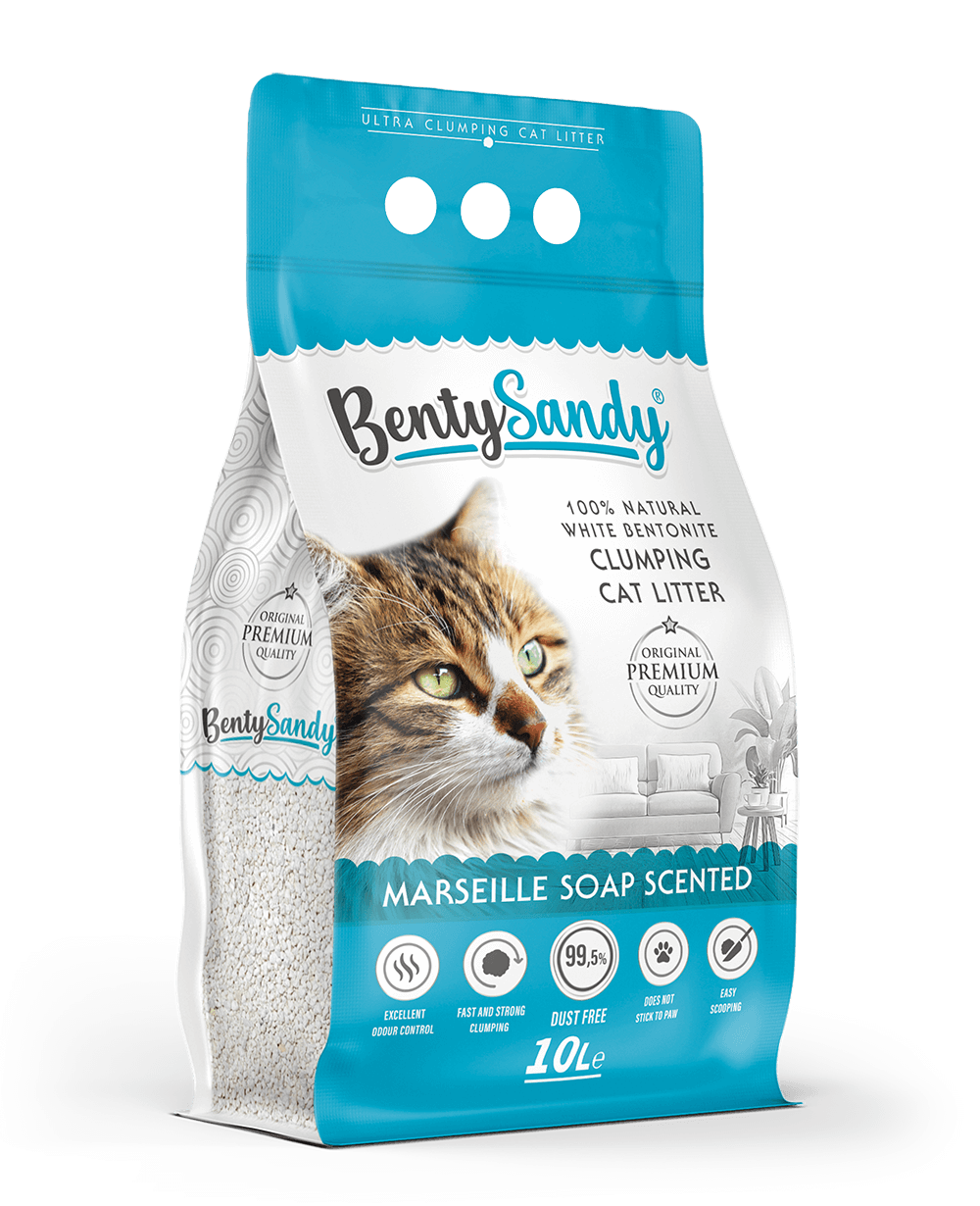 Άμμος Γάτας Bentysandy 10l marseille soap plus