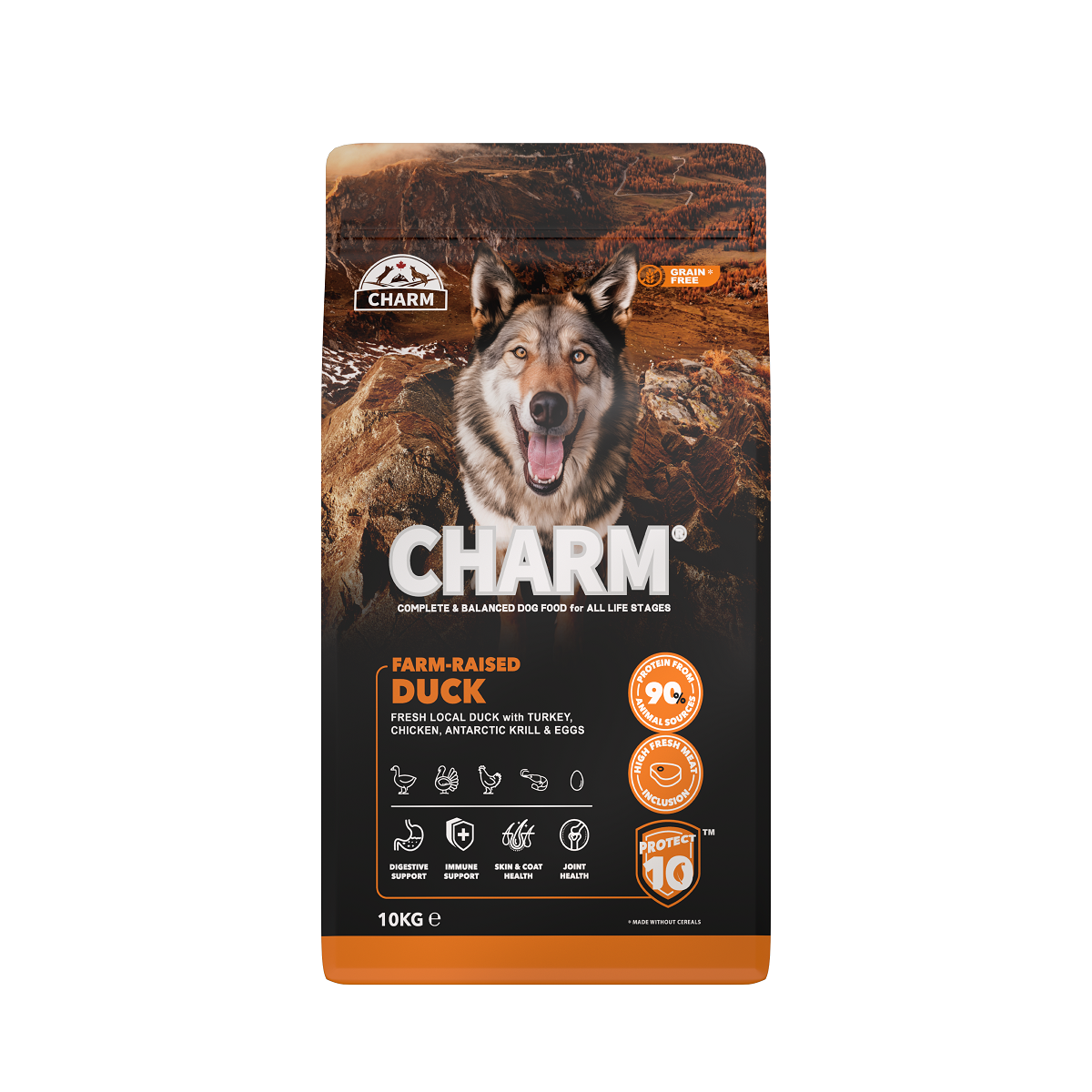 Charm Fresh Duck for Dogs 10Kg