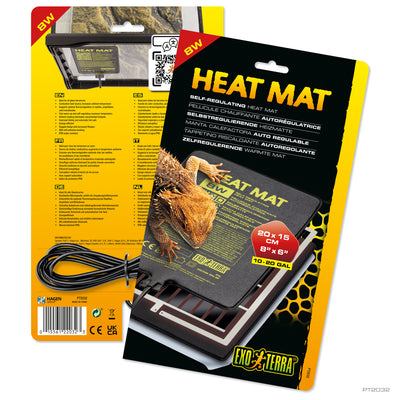 Exo Terra Heat Mat Self-regulating Heat Mat 8W 20 x 15 cm