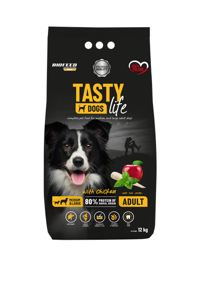 TASTY DOG'S LIFE ADULT WITH CHICKEN 12kg