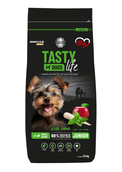 TASTY DOG'S LIFE JUNIOR WITH LAMB 1.5kg