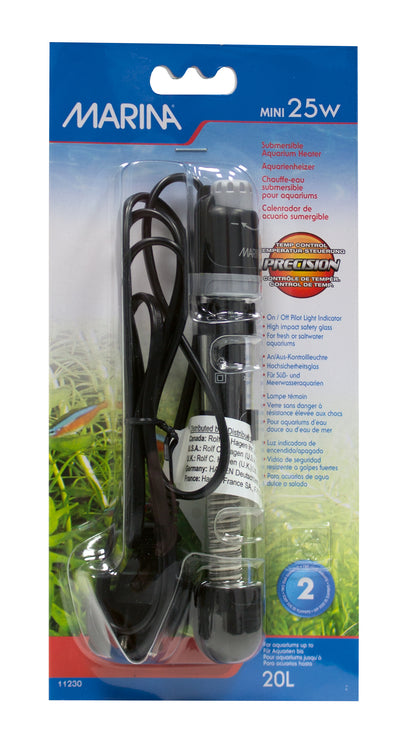 MA Submersible Pre-Set Heater 15cm, 25W