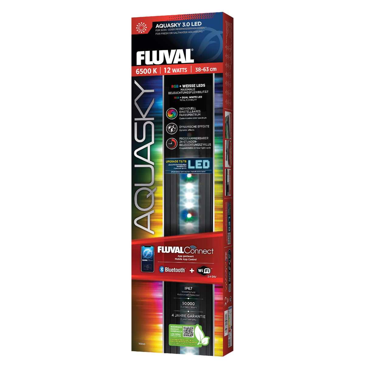 Fluval Aquasky 3.0 LED w/WiFi & BT, 12W, 38-61 cm