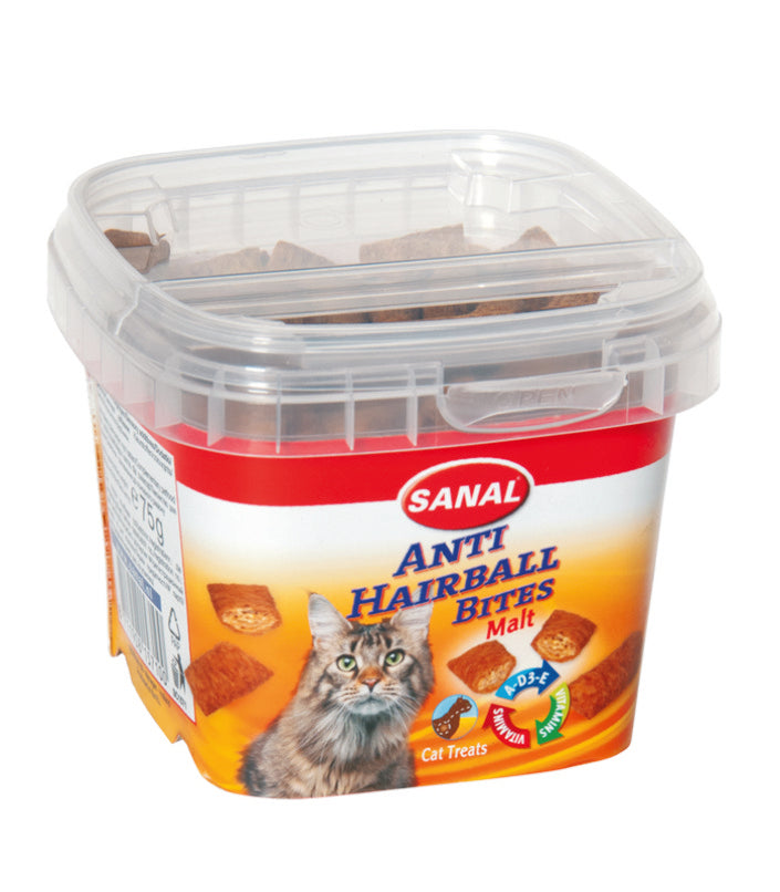 Sanal cat Anti-Hairball bites cup 75gr