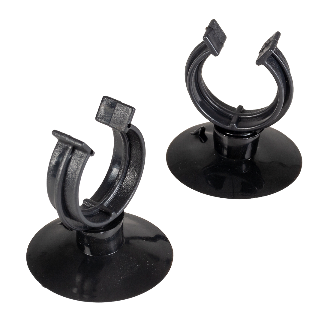 Sucker with clip 3st - 16/22mm black