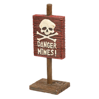 Warning sign - Danger Mines 4x3,2x10,1CM