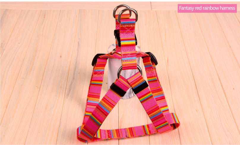Σαμαράκι H6L Rainbow pink large 70769