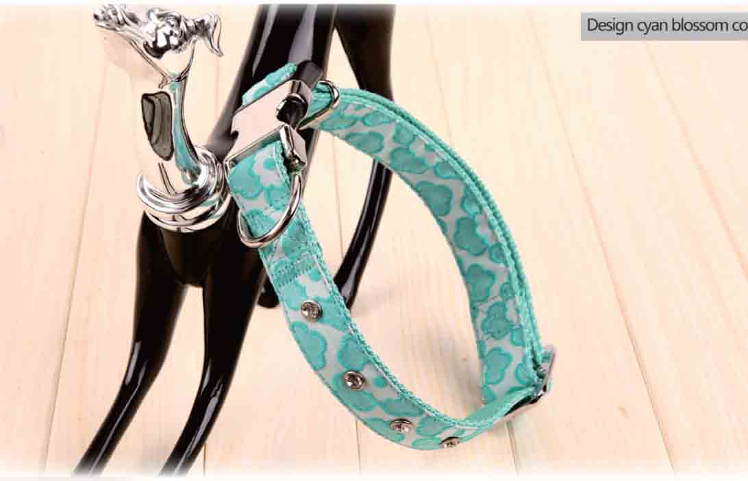 Περιλαίμιο Design Cyan Blossom small 72524