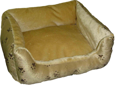 Κρεβάτι poly beige πατούσα/κοκαλάκι 60cm