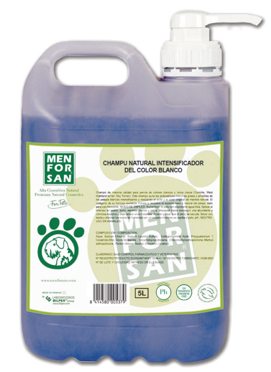 Σαμπουάν για Λευκό τρίχωμα 5lt Men For San