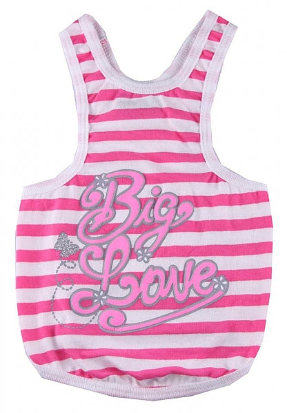 T-shirt Big love pink   Τ201 XS