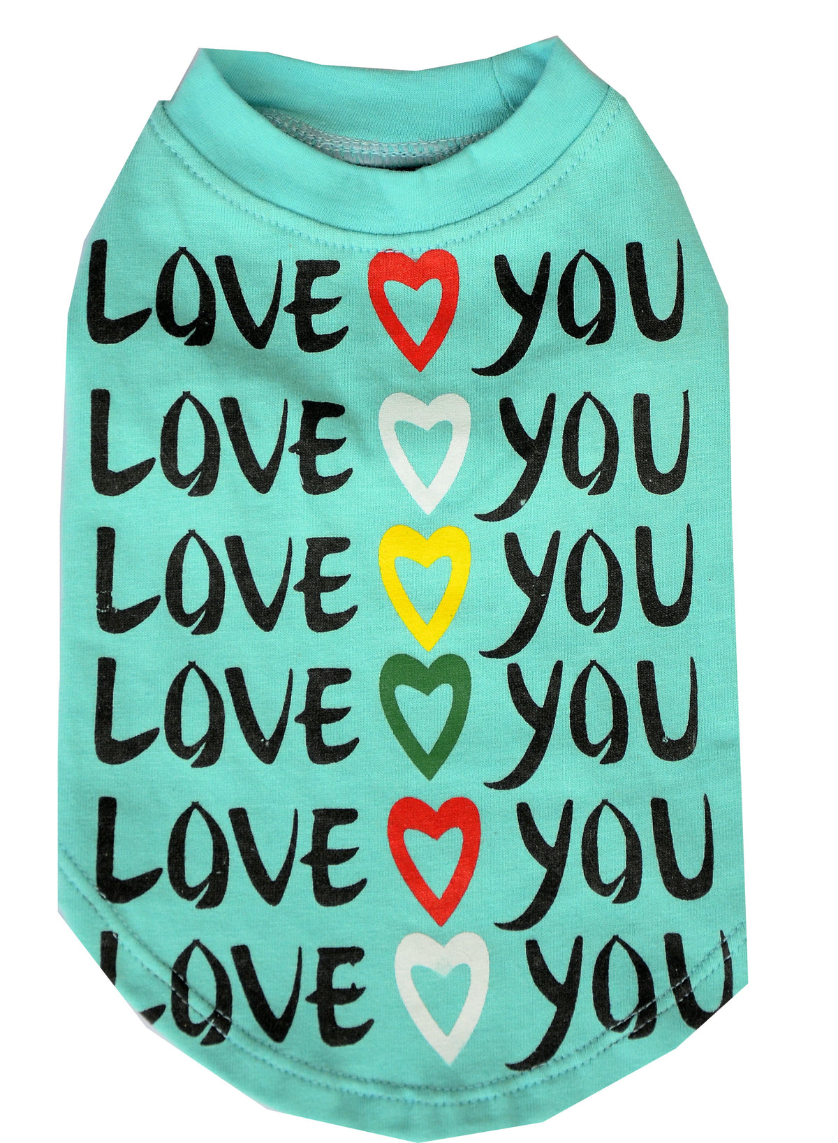 T-shirt Love is blue  Τ259  XS