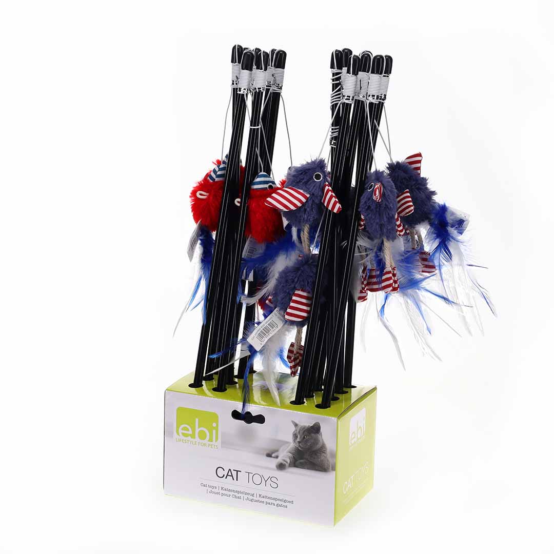 Fishing Rod Gringo 1 Fish & Bird Mixed colors Display 16pcs