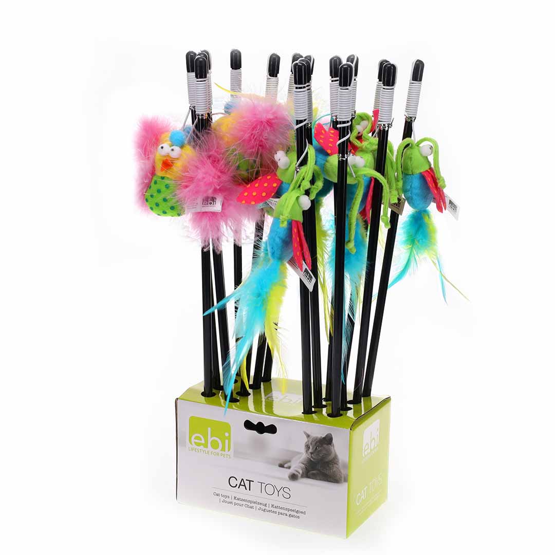 Fishing Rod Happy Me Mixed colors Display 16pcs