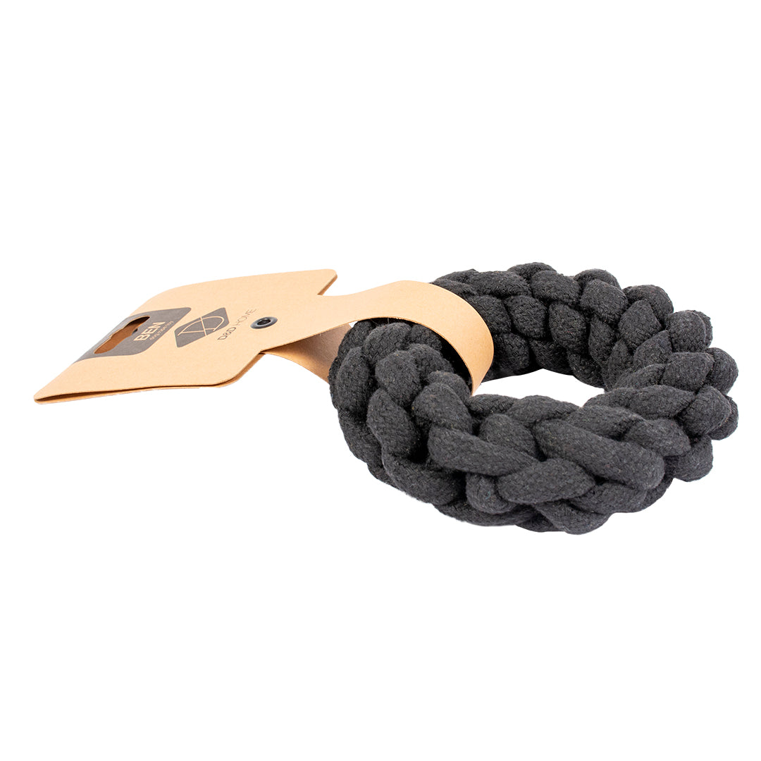 Ben braided ring Black