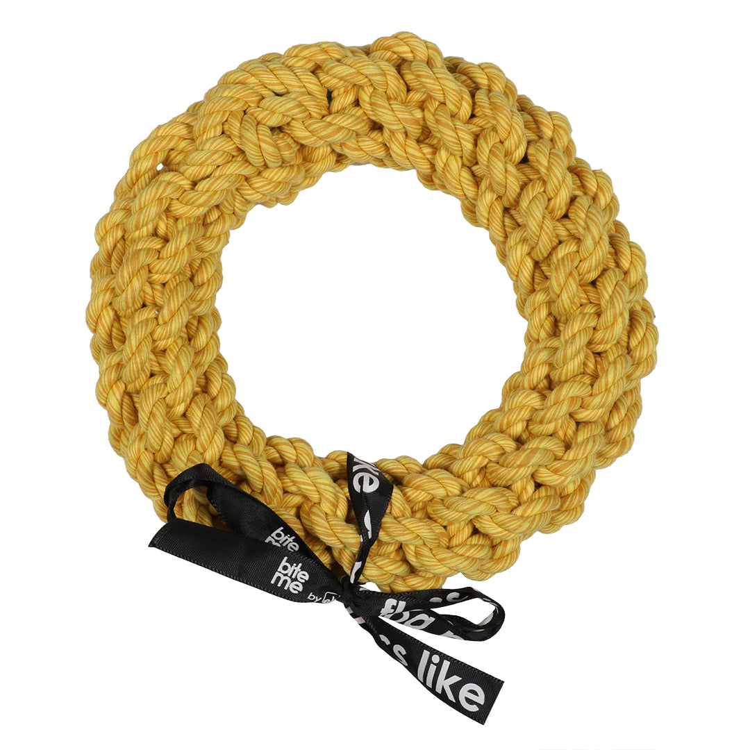 'Da-Chain' braided ring Yellow