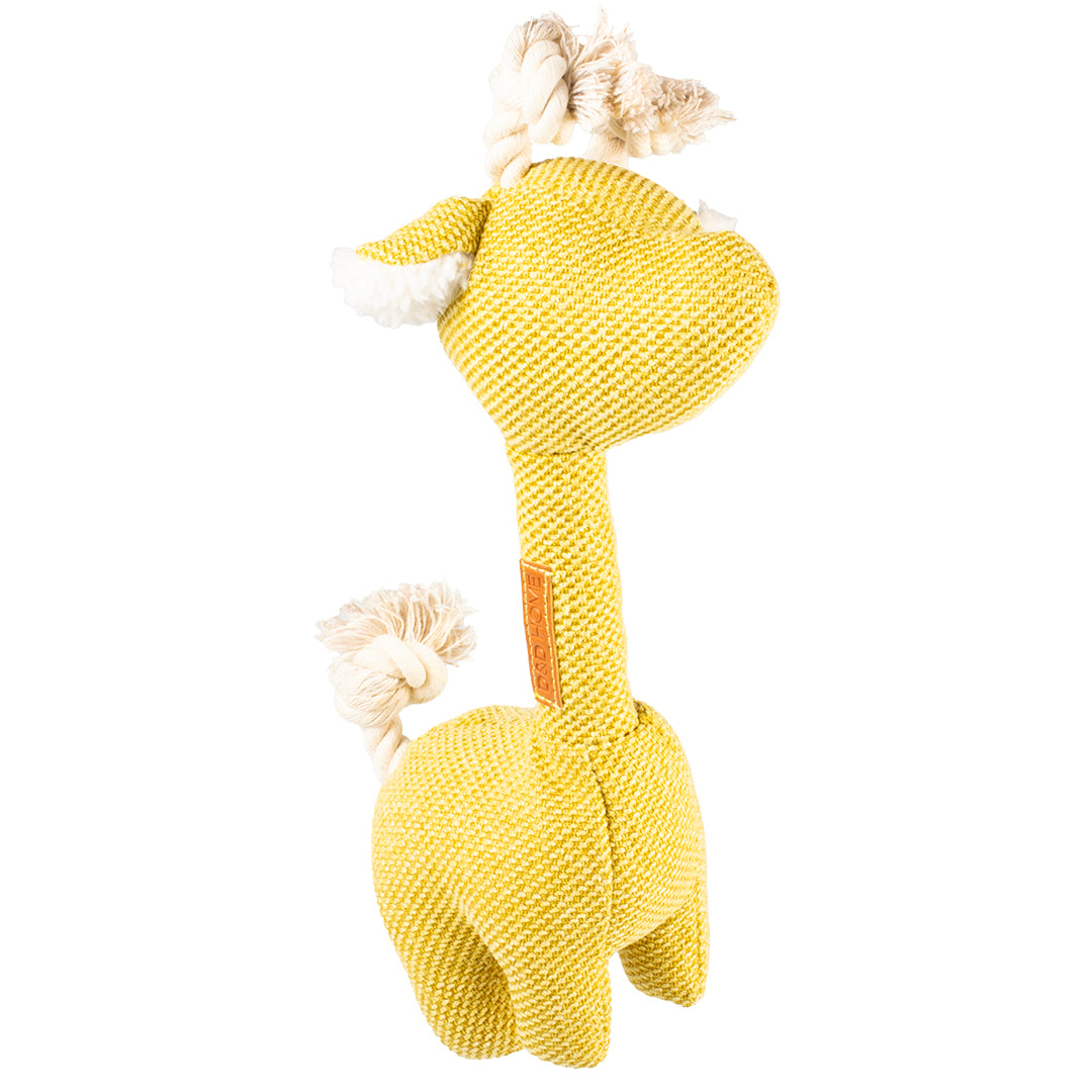 George chenille fabric dog toy Yellow