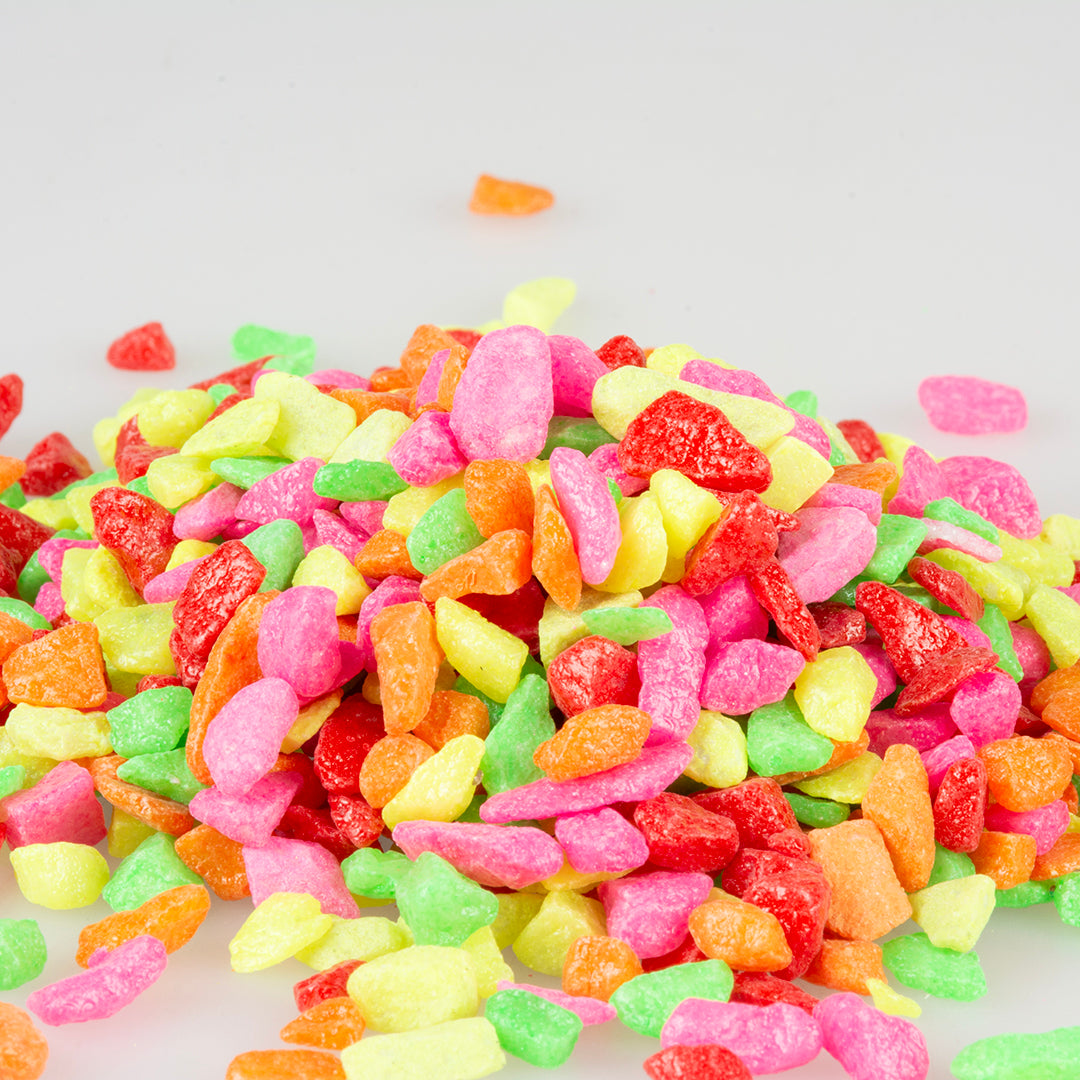 Mix neon aquarium gravel 6-9mm/2kg Multicolour