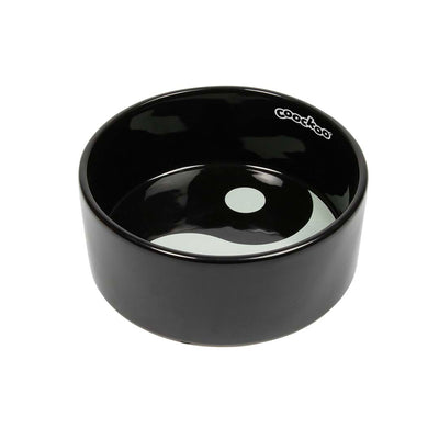 Bowl YINYANG Black/white L -1150ml 25x25x4,5cm